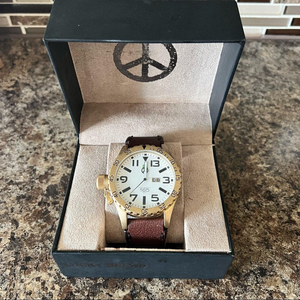 Lucky Brand Brass Watch Very Rare Lucky Brand Brass Watch Very Rare